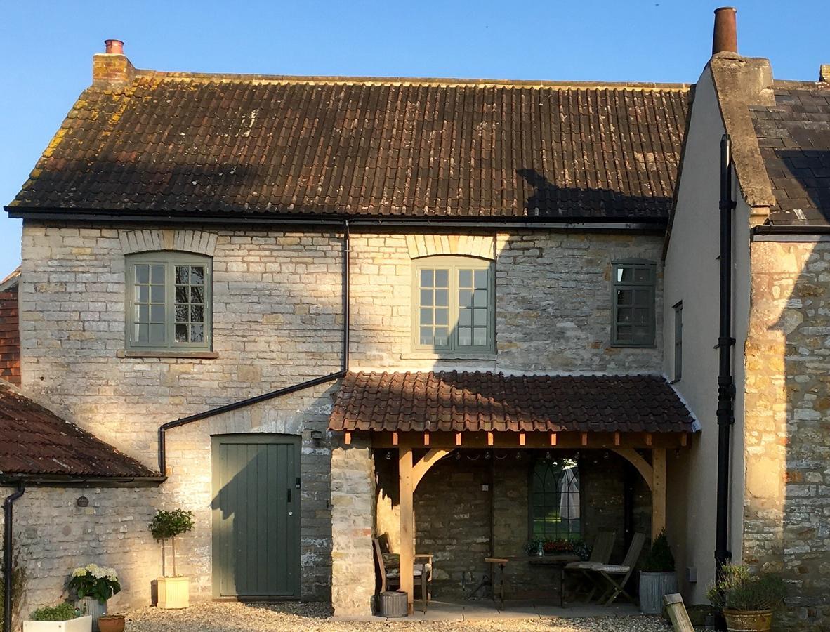 לינה וארוחת בוקר East Pennard Huxham Farmhouse מראה חיצוני תמונה